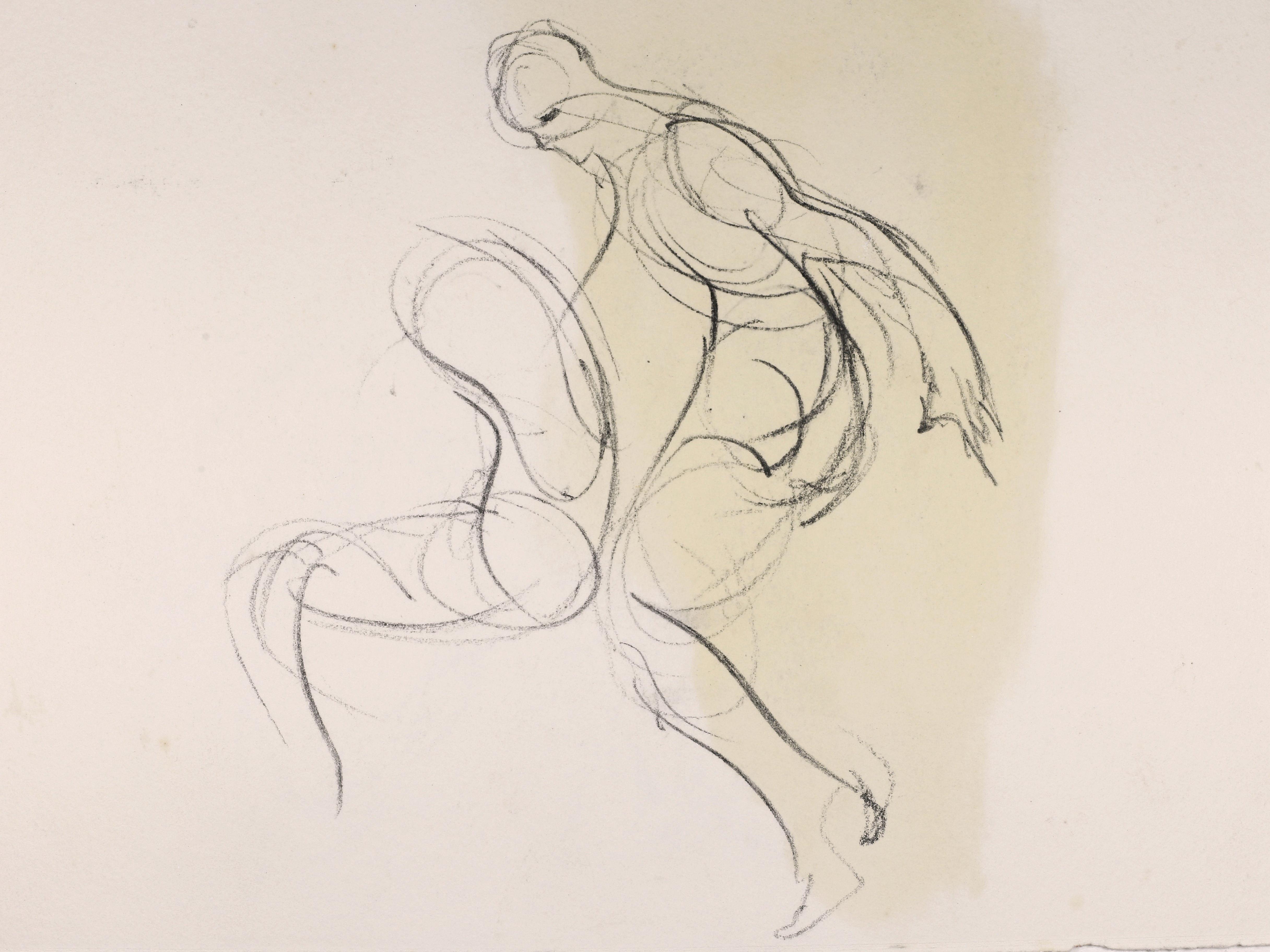 Study 72 (seated figure)