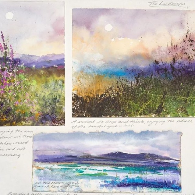 Amanda Hoskin Sketchbooks in Oils